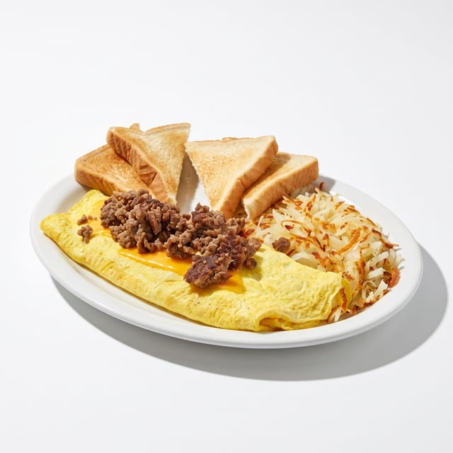 Everything But the Squeal Omelet.